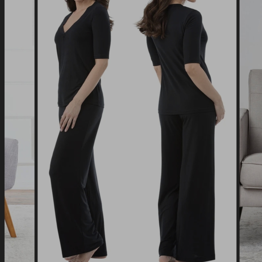 Pajamagram Pajama Set black sz XS NWOT